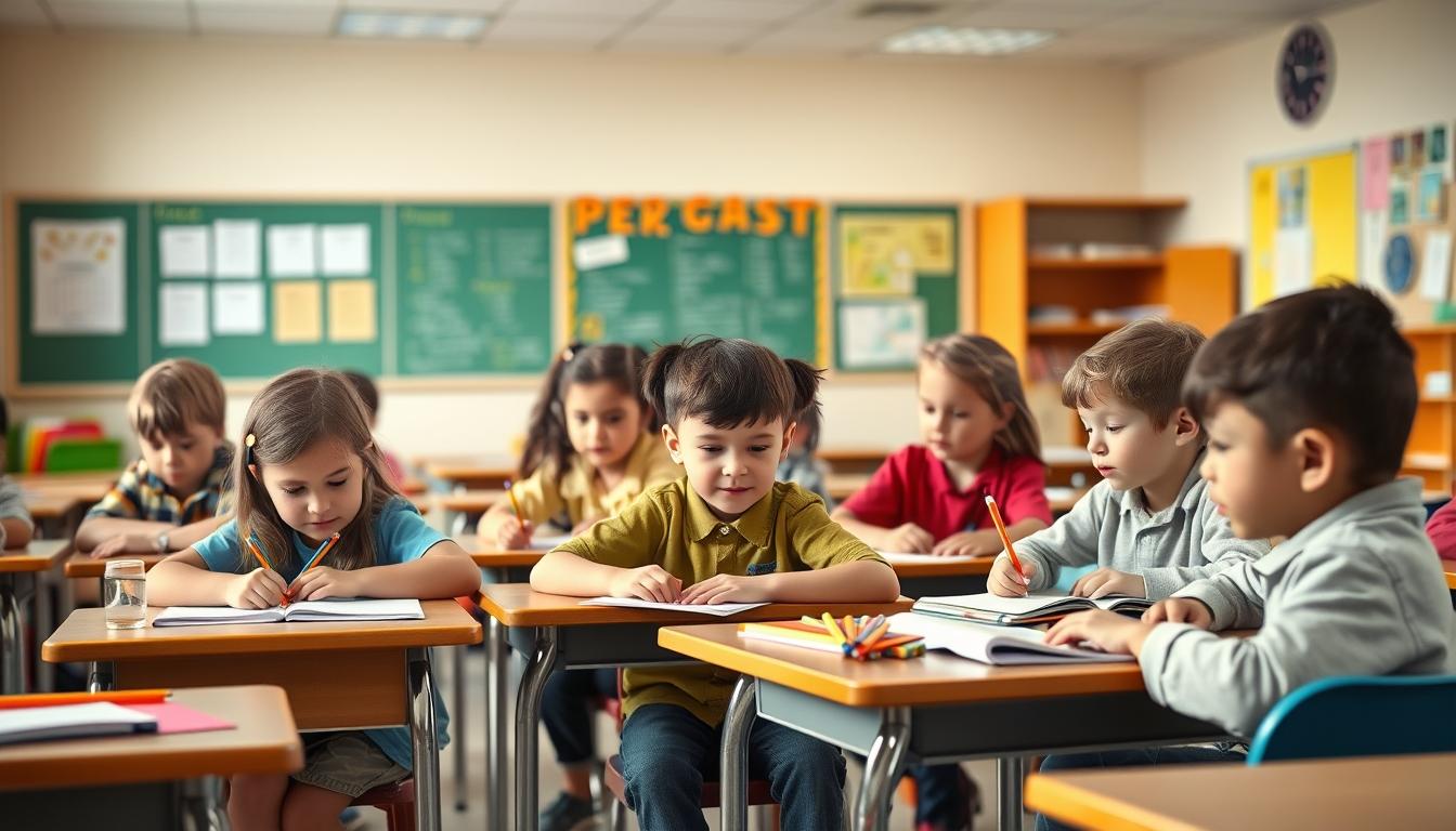 Student preparing for exams with study materials